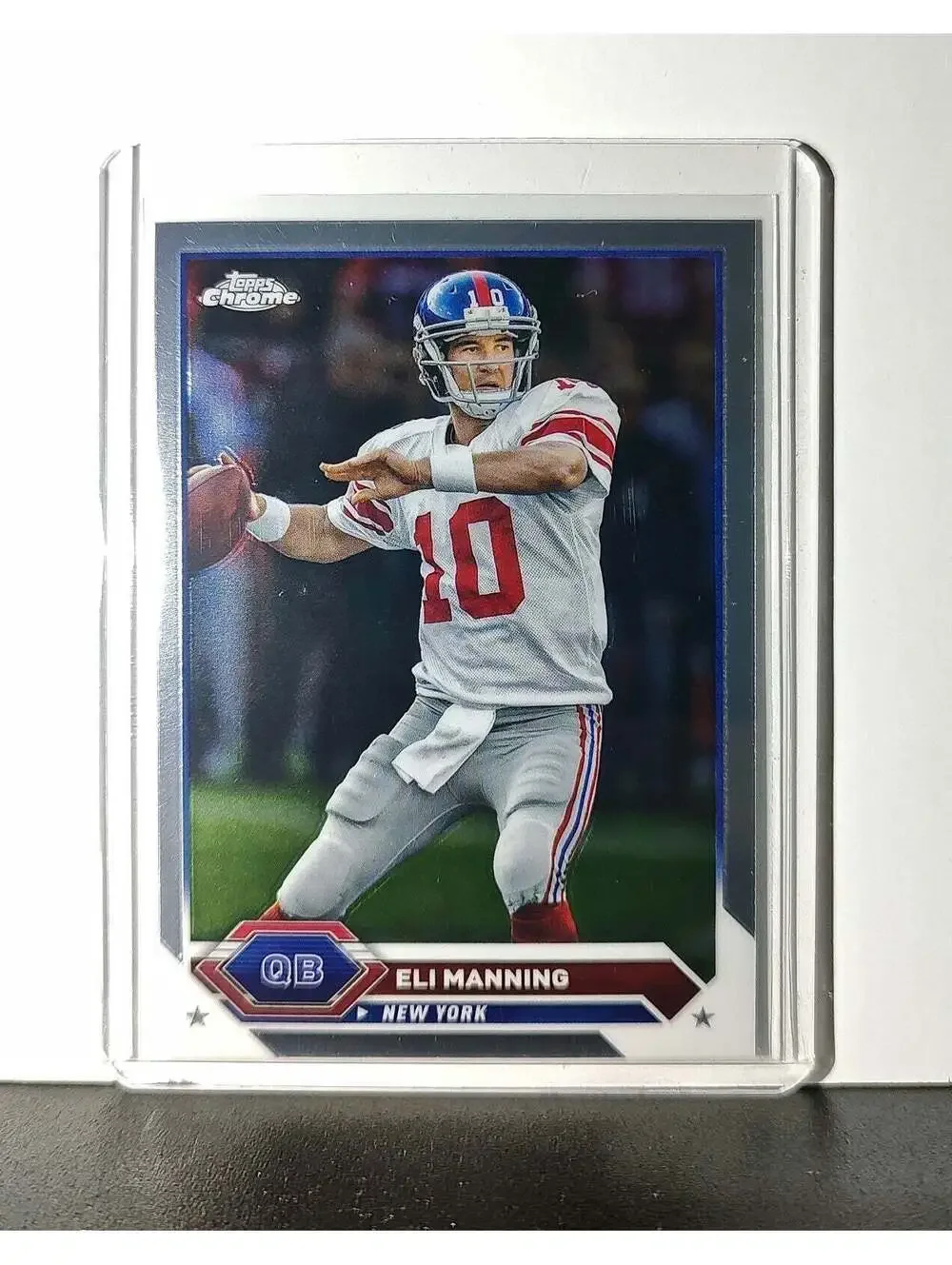 Eli Manning 2023 Topps Chrome NFL #23 Card New York Giants